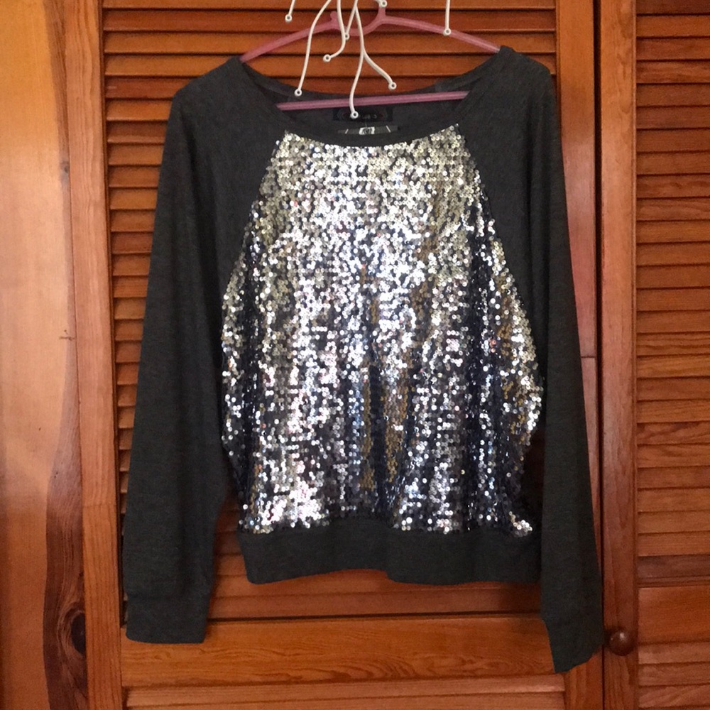 Sequined sweater